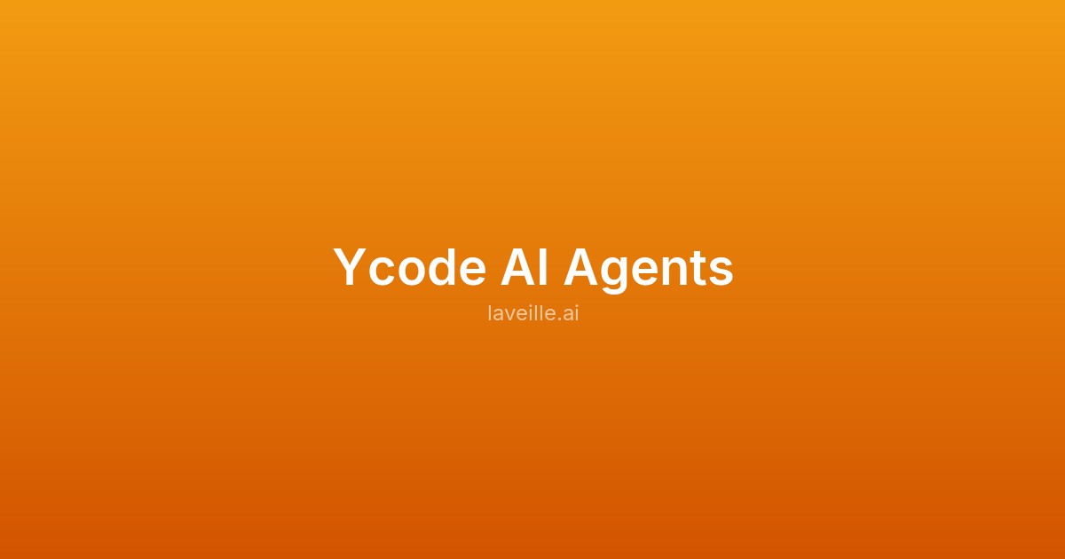 Ycode AI Agents