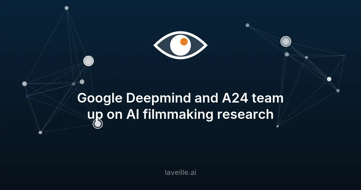 Google DeepMind et A24 partenaires pour l'IA dans le cinéma