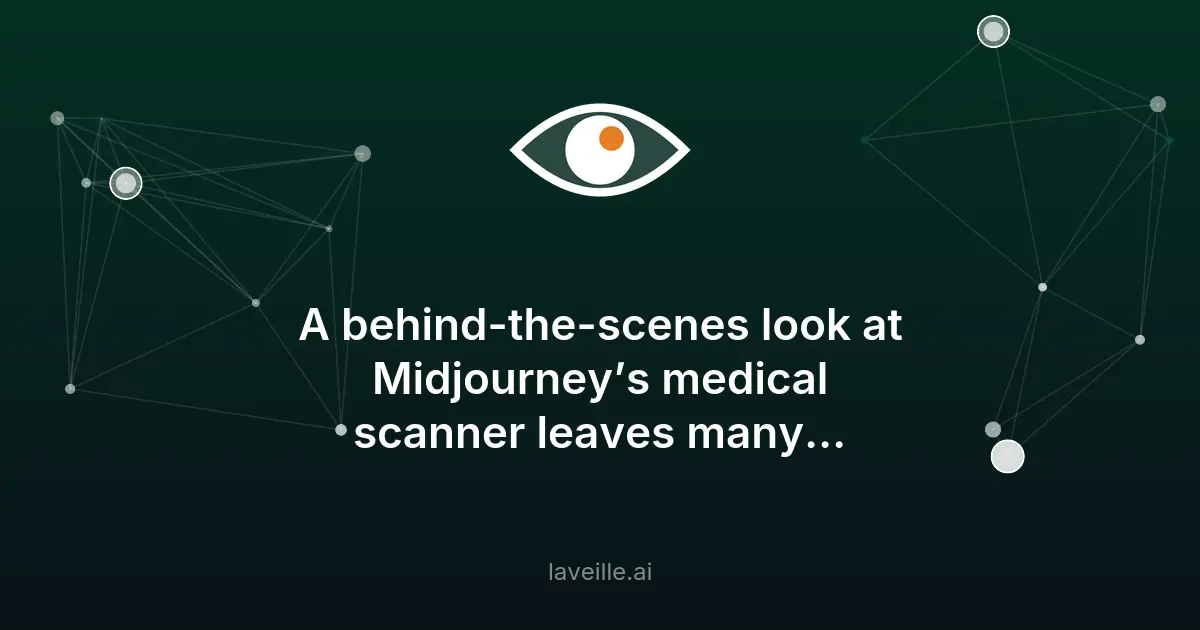Midjourney dévoile un scanner médical IA : questions en suspens