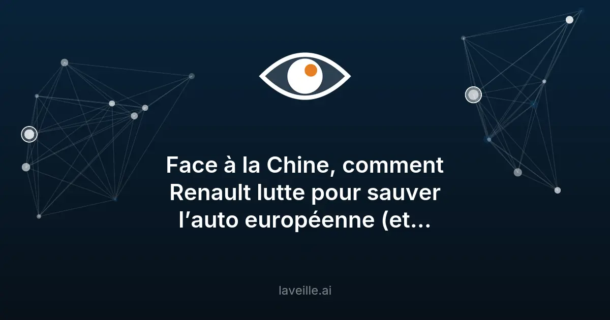 Renault investit 13 milliards contre la Chine et mise sur la défense