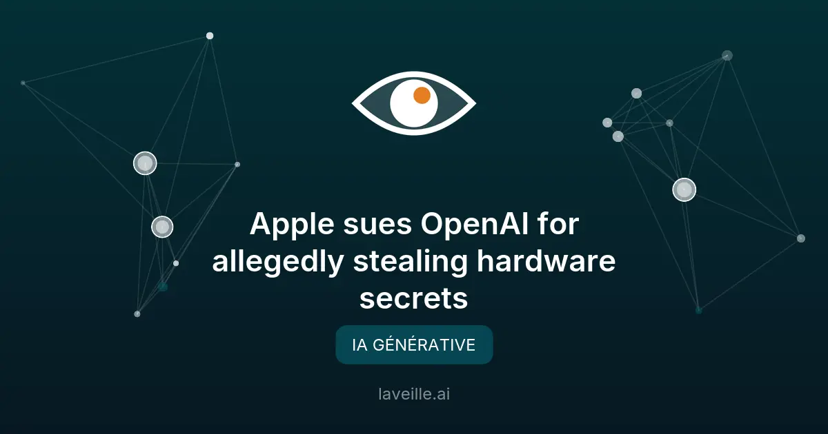 Apple vs OpenAI : guerre des secrets industriels en hardware