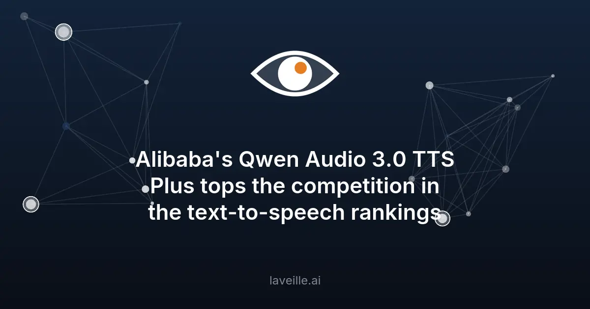 Alibaba leader en synthèse vocale avec Qwen-Audio-3.0-TTS-Plus