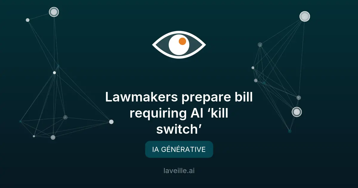 Projet de loi américain pour un 'interrupteur d'urgence' sur l'IA