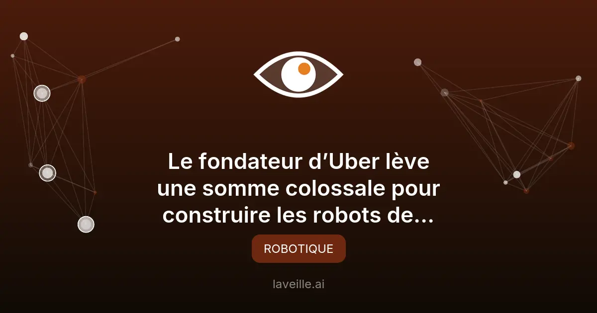 Travis Kalanick lève des fonds pour Atoms et la robotique