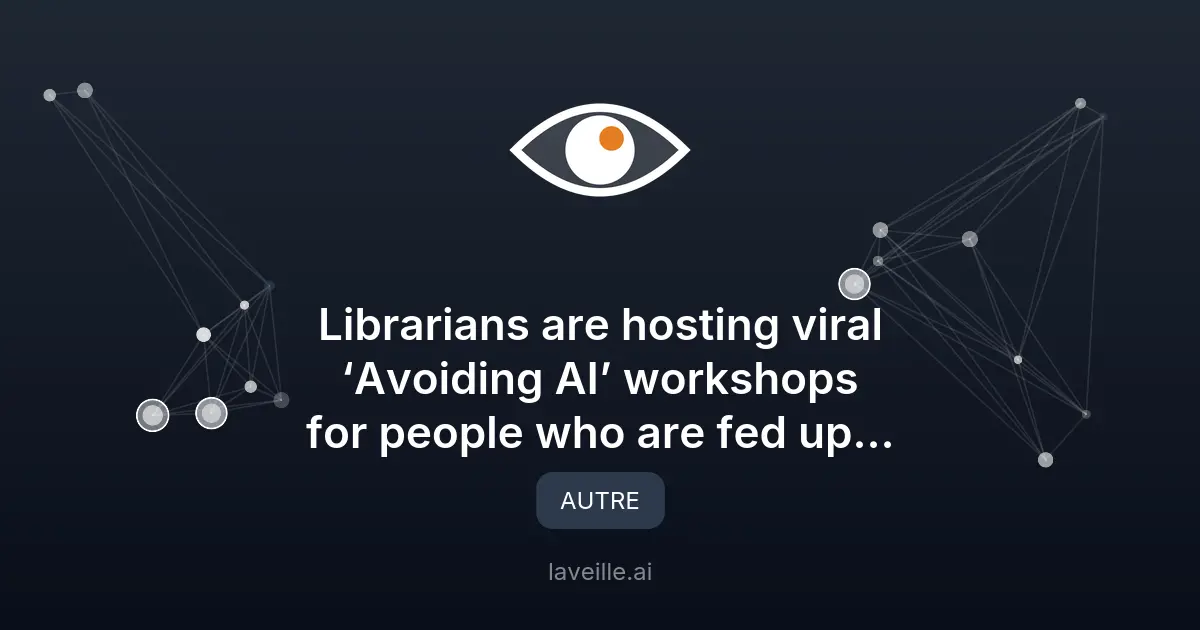 Ateliers 'Avoiding AI' : reprendre le contrôle sur les outils IA