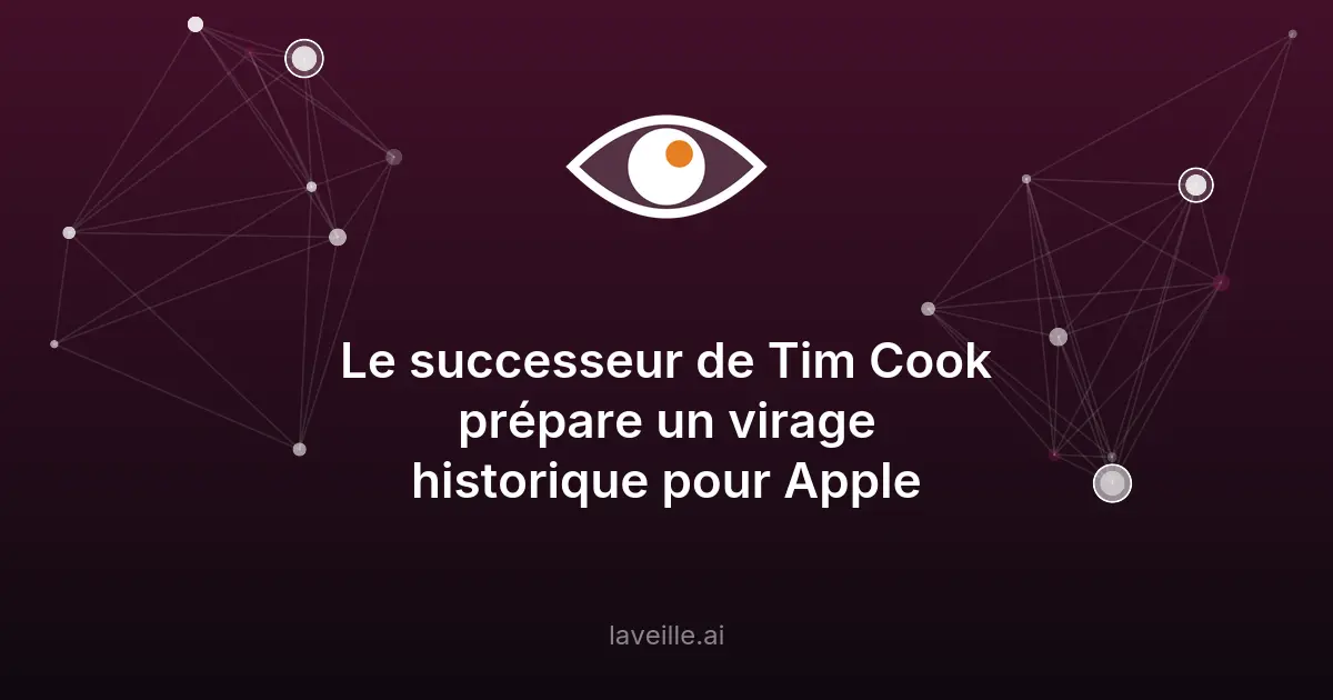 Apple : John Ternus PDG, un virage vers le divertissement