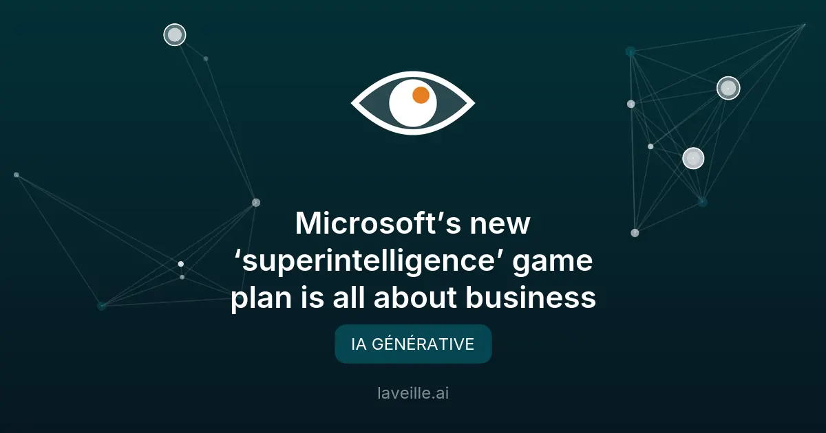 Microsoft mise sur la superintelligence avec MAI-Transcribe-1