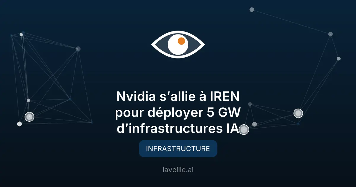 NVIDIA et IREN déploient 5 GW d'infrastructures IA
